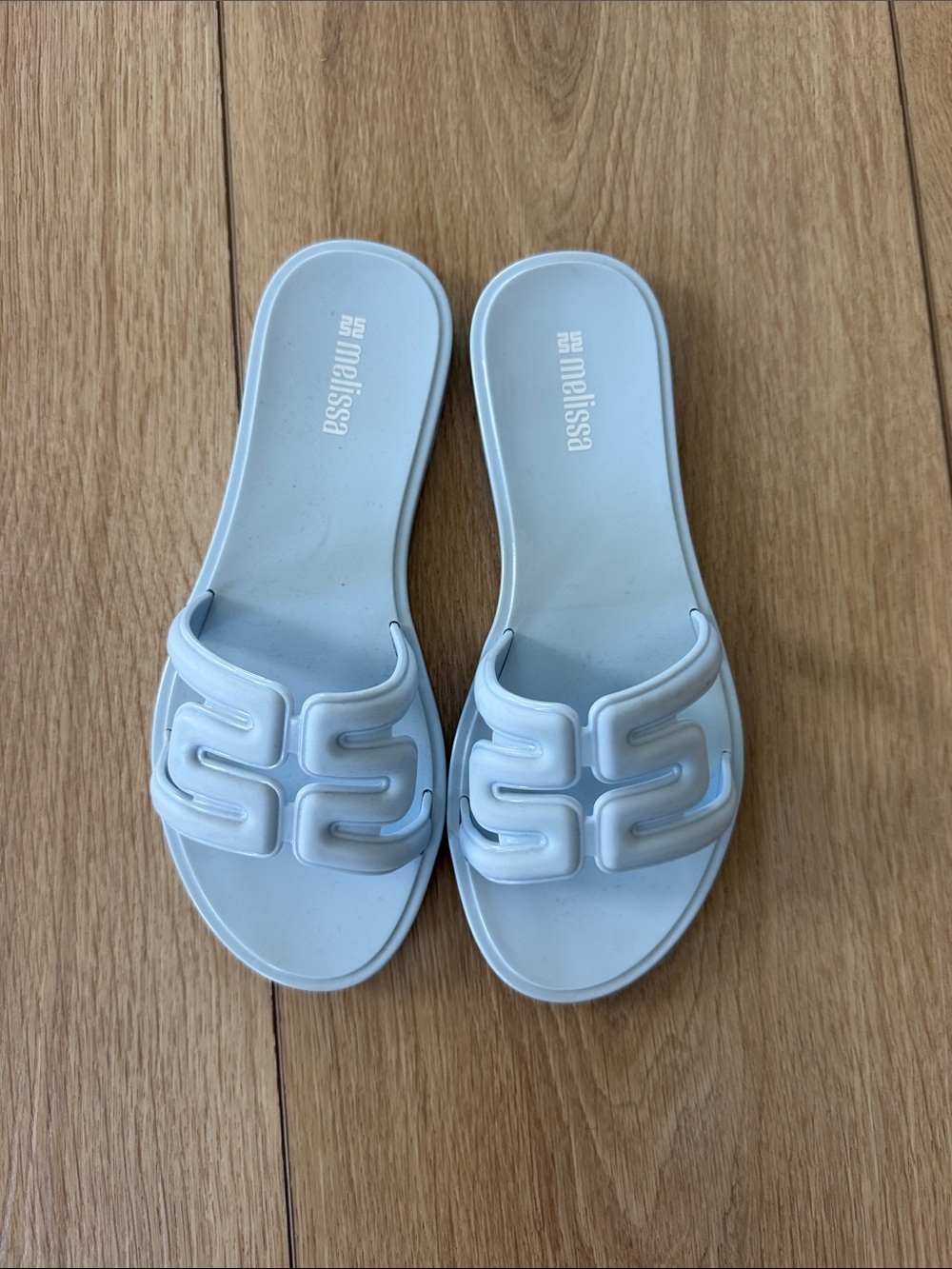 Melissa Blue Slip-On Sandals